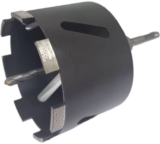 Сверло алмазное сегментное с переходником SDS+ по бетону 112х10 мм SKYWER SK-САСС112 1