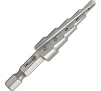 Сверло ступенчатое 4-12 мм, 5 ступеней Волжский Инструмент 5016001