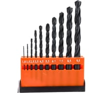 Набор сверл по металлу НС17 (10 шт; от 1 до 9.5 мм, шаг 0.5-1 мм; Р6М5) ИПК naborsverlNS17