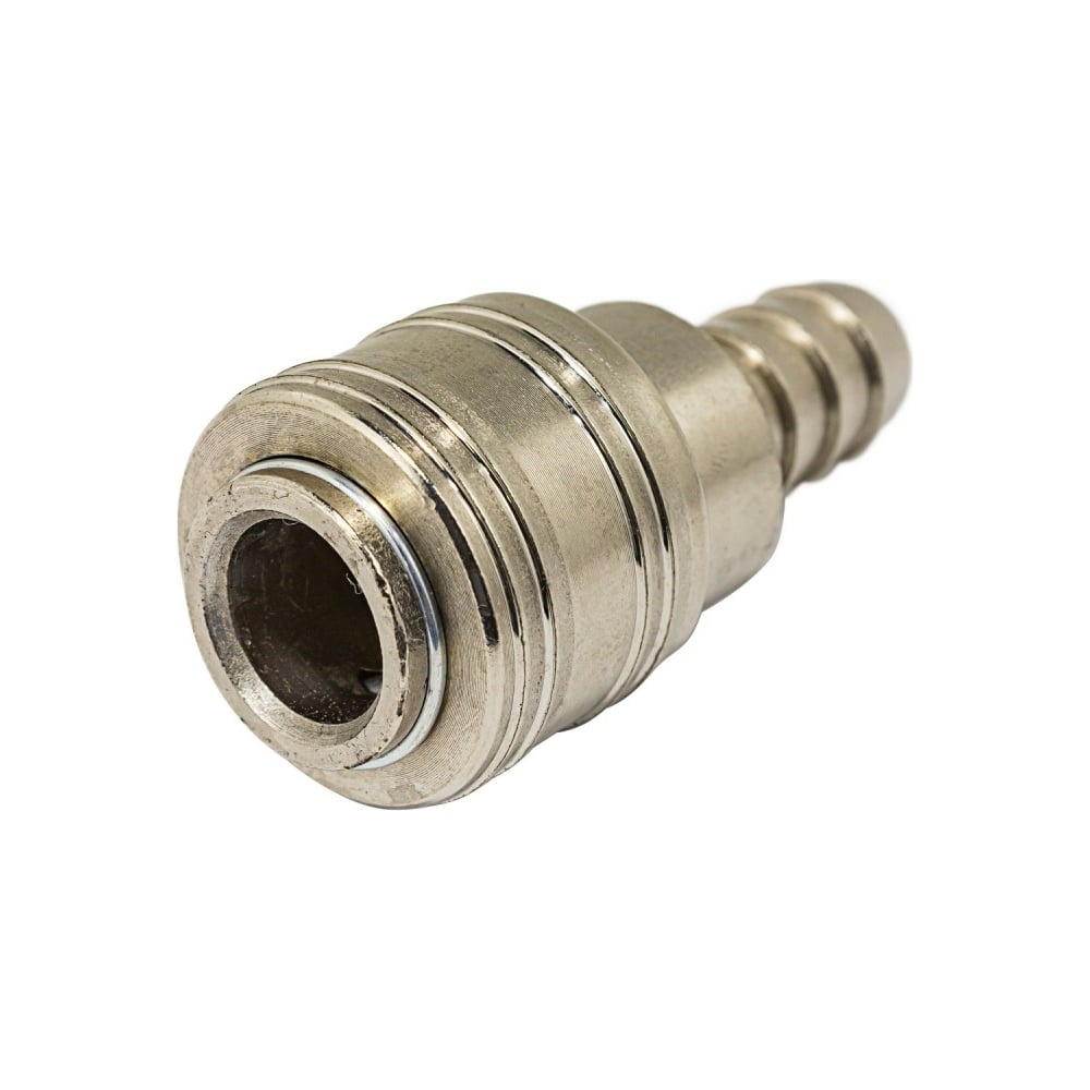 Быстроразъем пневматический с клапаном, елочка 12 мм Forcekraft FK-SE1 ...