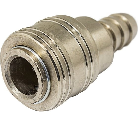 Быстроразъем пневматический с клапаном, елочка 12 мм Forcekraft FK-SE1-5SH 51565 1