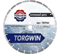 Алмазный диск TORGWIN отрезной по железобетону и камню ⌀350х25.4хZ24/10х3.6мм Best for reinforced concrete Industrial // T817161