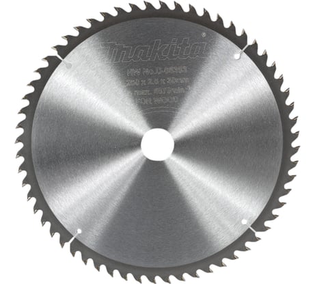 Диск пильный по дереву 260x30x2.6/1.8 мм, 60T Makita D-65383