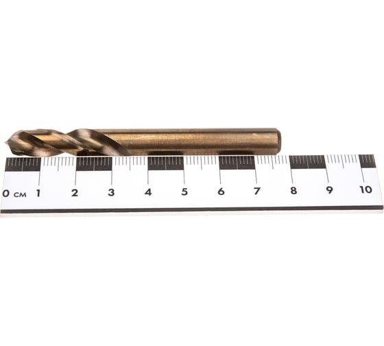 Сверло по металлу DIN 1897, HSS-Co5, Тип N, 8 мм, золотистое, очень короткое ZIRA ZI-754982