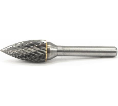 Борфреза гиперболическая с точечным торцом (G) 12,5 ВК8 dхв=6 мм Х-обр. насечка Beltools ri.377.22