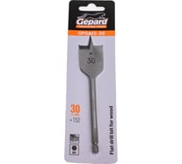 Сверло перьевое по дереву 30x152 мм GEPARD GP0415-30