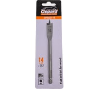 Сверло перьевое по дереву 14x152 мм GEPARD GP0415-14