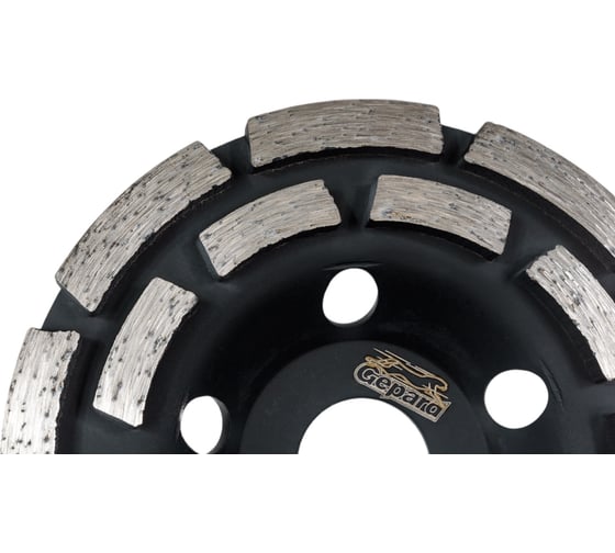 Чашка алмазная двухрядная по бетону 115 мм Gepard GP0808-115