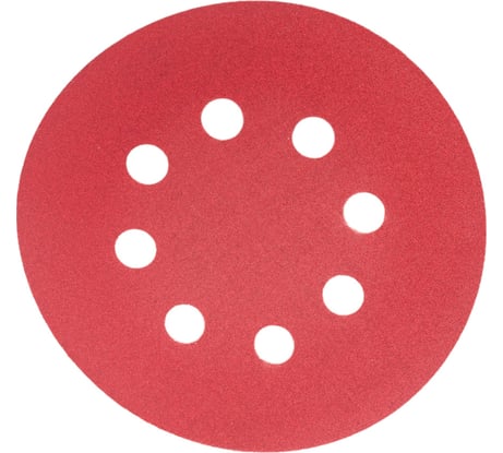 Круги абразивные шлифовальные перфорированные на ворсовой основе под липучку Profi 5 шт, 125 мм, Р400 CUTOP 85-627