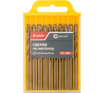 Сверло по металлу EXPERT 10 шт, 4.2x75 мм CUTOP 53-480