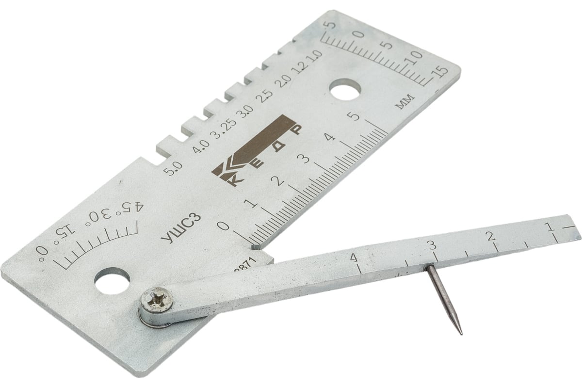 Шаблон сварщика УШС-3 с калибровкой Кедр 8021854 - выгодная цена ...