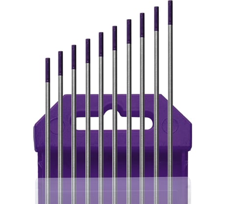Электроды вольфрамовые фиолетовые WE-3-175 10 шт, 2 мм, AC/DC Кедр 8017919