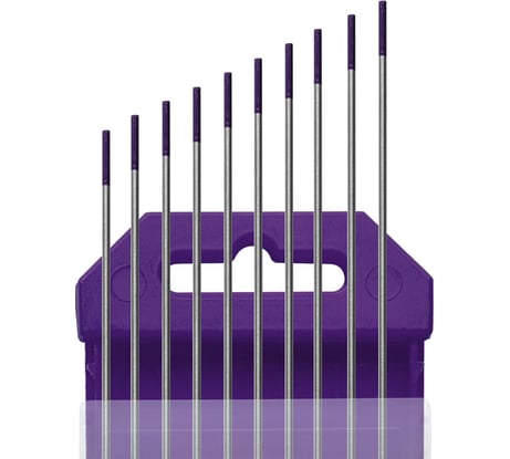 Электроды вольфрамовые фиолетовые WE-3-175 10 шт, 1.6 мм, AC/DC Кедр 8017918