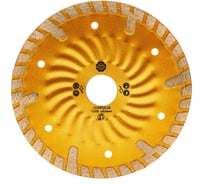 Диск алмазный TORGWIN отрезной турбо-волна сплошной глубокорез по бетону и камню 125х22.2/8х2.3мм. All-over Segmented Best for Concrete Turbo wave deep-cutting T874382