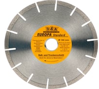 Алмазный диск сегментированный Europa 180х22 мм S.E.B. 106AG-E18022CE