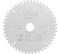 Диск пильный с тефлоновым покрытием по дереву Profi plus 216x1.5/2.2x32/30/25.4/20 мм, 48Т CUTOP 75-21648Т