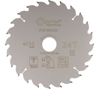 Диск пильный с тефлоновым покрытием по дереву Profi plus 200x1.5/2.2x32/30/25.4/20 мм, 24Т CUTOP 75-20024Т