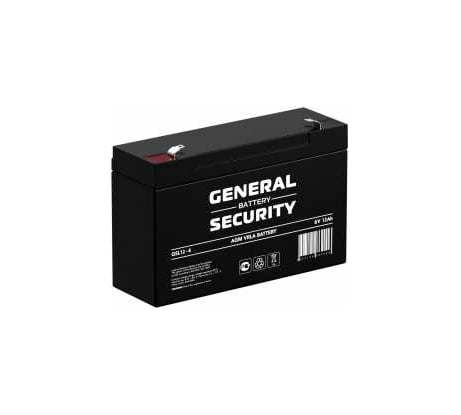 Аккумулятор для ИБП General Security GSL12-6 6В, 12 Ач УТ-00000523
