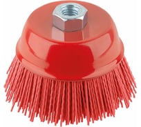 Корщетка-чашка 75 мм, М14, нейлоновая Профи FIT 38797