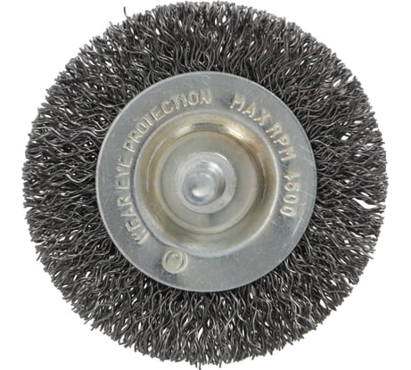 Щетка дисковая 40х10 мм, с хвостовиком, сталь FASTER TOOLS 3491