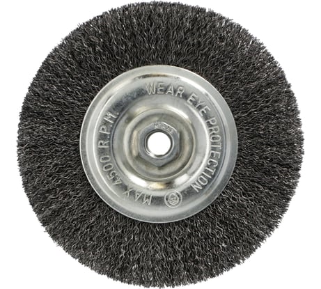 Щетка дисковая стальная FASTER TOOLS с резьбой M14 80 15 3512/ FT201-42