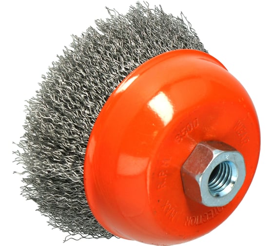 Щетка чашечная 100х25 мм, M14, стальная FASTER TOOLS 3509