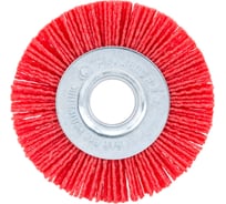 Корщетка-колесо нейлоновая Профи 100х22.2 мм FIT 38793