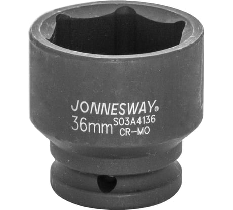 Головка торцевая ударная 36 мм, 1/2"DR Jonnesway S03A4136 46387