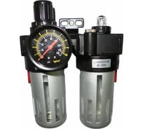 Фильтр-редуктор-лубрикатор 3/8" KraftWell KRW1771.2A38