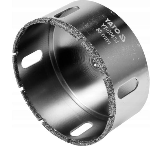 Сверло алмазное по керамограниту 80 мм YATO YT-60434