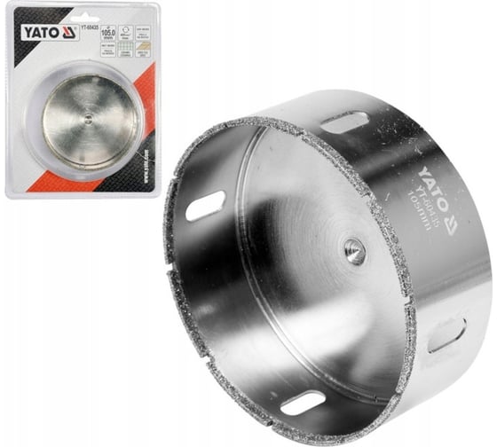 Сверло алмазное по керамограниту 105 мм YATO YT-60435