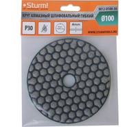 Круги шлифовальные гибкие Sturm ! 9012-D100-30