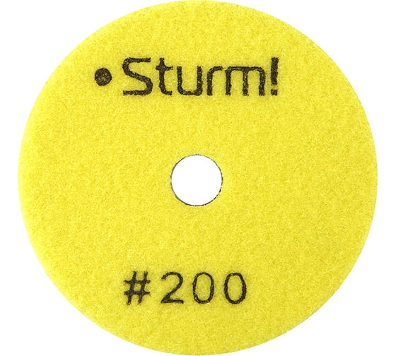 Круги шлифовальные гибкие Sturm ! 9012-D100-200