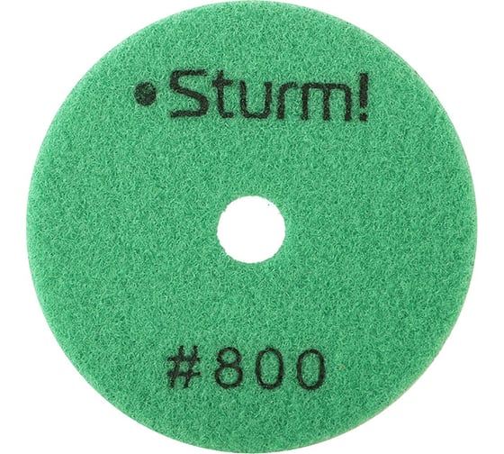 Круги шлифовальные гибкие Sturm ! 9012-D100-800