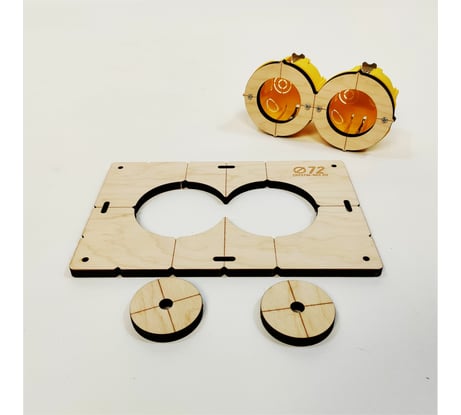 Шаблон для сверления подрозетников на 2 отверстия, 72 мм, толщина 8 мм расстояние 71 мм РОТОР 2Shablon-v3-72