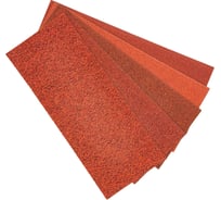 Бумага наждачная (6 шт; 93х230 мм; K60, K80, K100x2 шт, K120, K180) VERTO 63H654