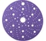 Диск шлифовальный на пленочной основе 328 Purple Zirconia Multi holes Р80, 50 шт, 150 мм SANDWOX 328.150.080.LC 3