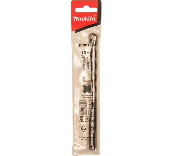Бур для перфораторов (10х160мм; SDS+) Makita D-00175 1