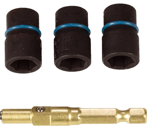 Головка торцевая разъемная с хвостовиком Impact Gold 3 шт, 9.6x61 мм Makita B-40369 1