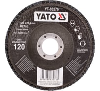 Круг лепестковый тарельчатый 125 мм, Р120 YATO YT-83276