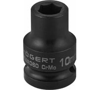 Головка торцевая ударная шестигранная 10 мм, 1/2", DIN 3121, CrMo HOEGERT TECHNIK HT4R060