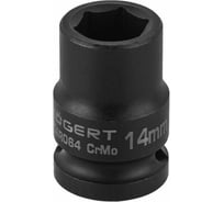 Головка торцевая ударная шестигранная 14 мм, 1/2", DIN 3121, CrMo HOEGERT TECHNIK HT4R064