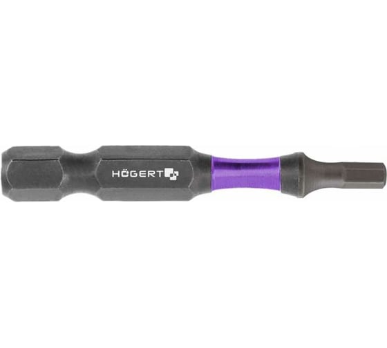 Биты ударные HEX5, 50 мм, сталь S2, 2 шт HOEGERT TECHNIK HT1S177