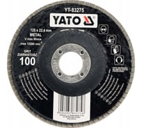 Круг лепестковый тарельчатый 125 мм, Р100 YATO YT-83275