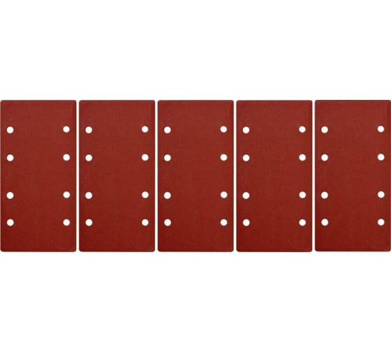 Набор шлифовальной бумаги 5 шт, 93x187 мм, Р40 для шлифмашины YATO YT-83800 1