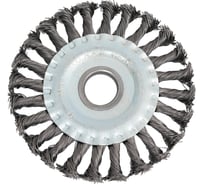 Кордщетка дисковая 125 мм, витая жесткая проволока для УШМ Bohrer 36500125