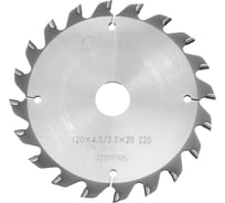 Диск пильный пазовый DIA 120x20x4/3 мм, z20 WZ KDT Surrey TL26006