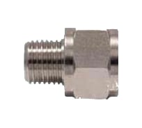 Переходник (10 шт) 1/8" папа - 1/4" мама Elitech 0704.004003