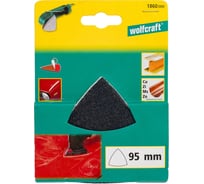Войлок полировочный 95 мм для дельташлифмашин Wolfcraft 1860000