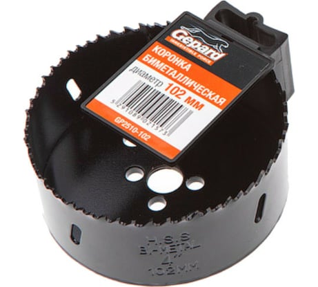 Коронка биметаллическая 102 мм GEPARD GP2510-102
